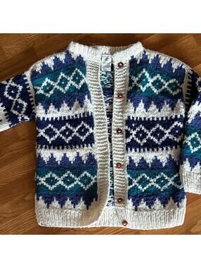 Vintage Ixchel Wool Cardigan